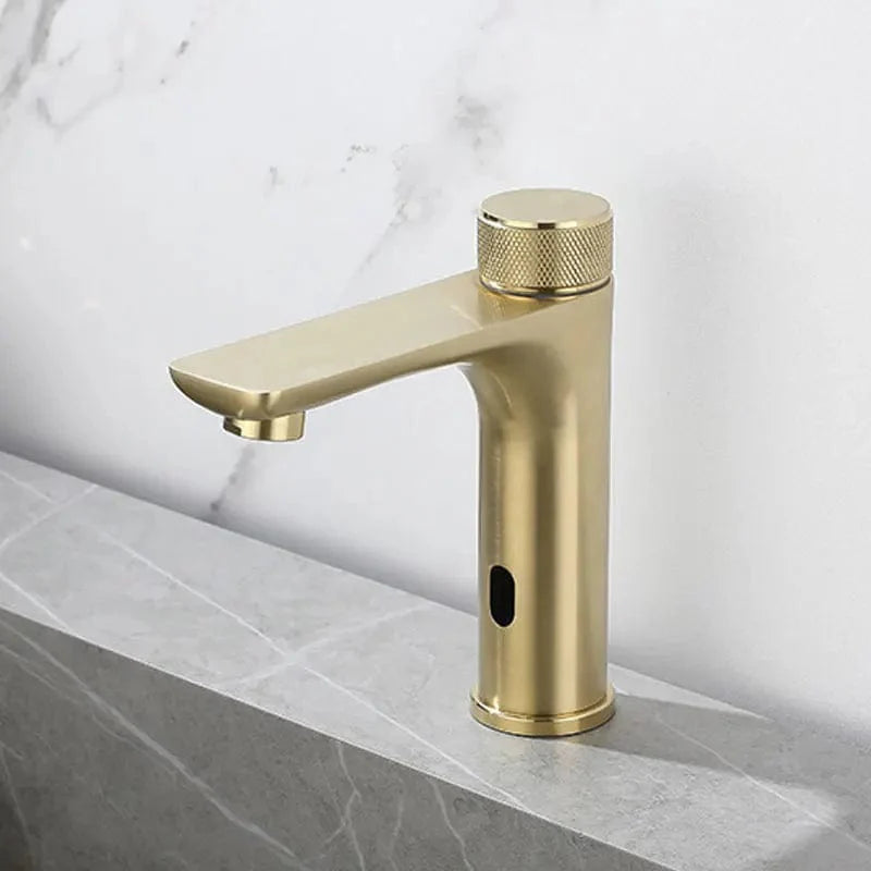 Mitigeur Lavabo Or Brossé Éclat Discret Sans Reflet – Solvane