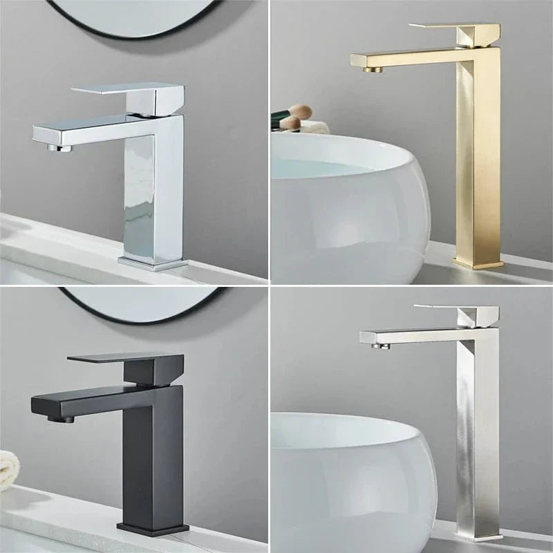 Mitigeur Lavabo Or Touche Précieuse Finition Durable – Solvane