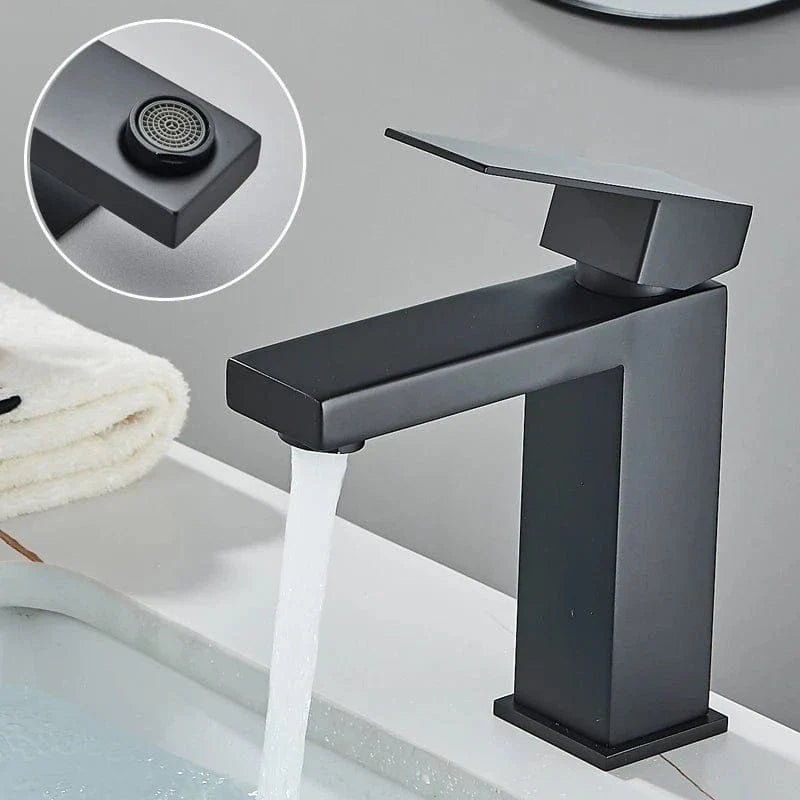 Mitigeur Lavabo Or Touche Précieuse Finition Durable – Solvane