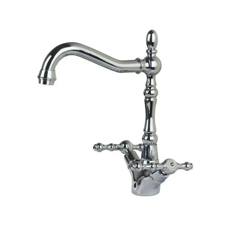Mitigeur Lavabo Rétro Charme d'Antan Finition Vieillie – Solvane