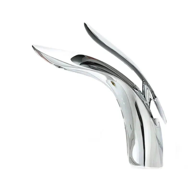 Mitigeur Lavabo Design Arrondi Chromé Brillance Entretien Facile – Solvane