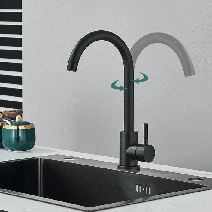 Mitigeur Cuisine Bec Haut Pivotant 360° Grande Vaisselle Facile – Cuvéa