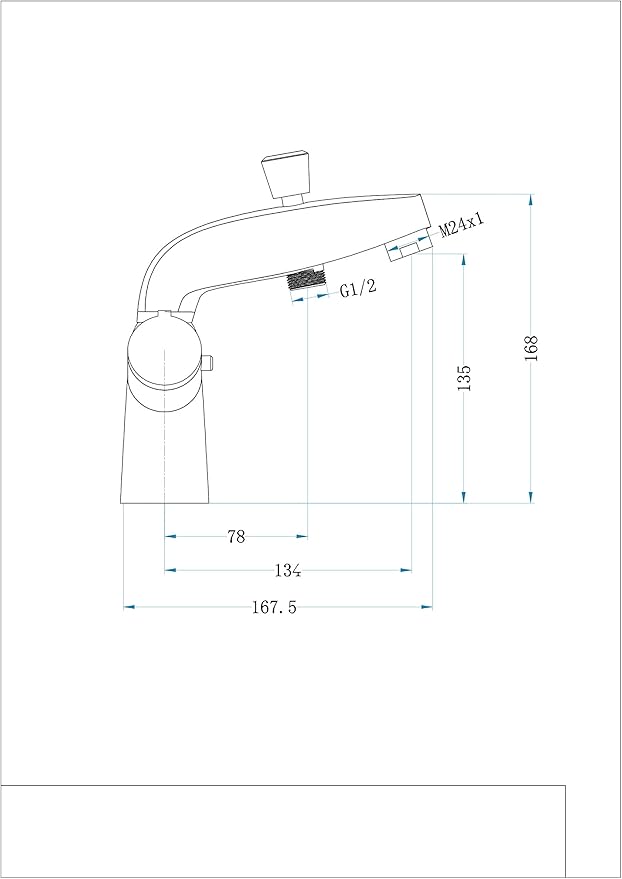 Mitigeur Baignoire Monotrou Thermostatique Bain à Température Idéale – Thermya
