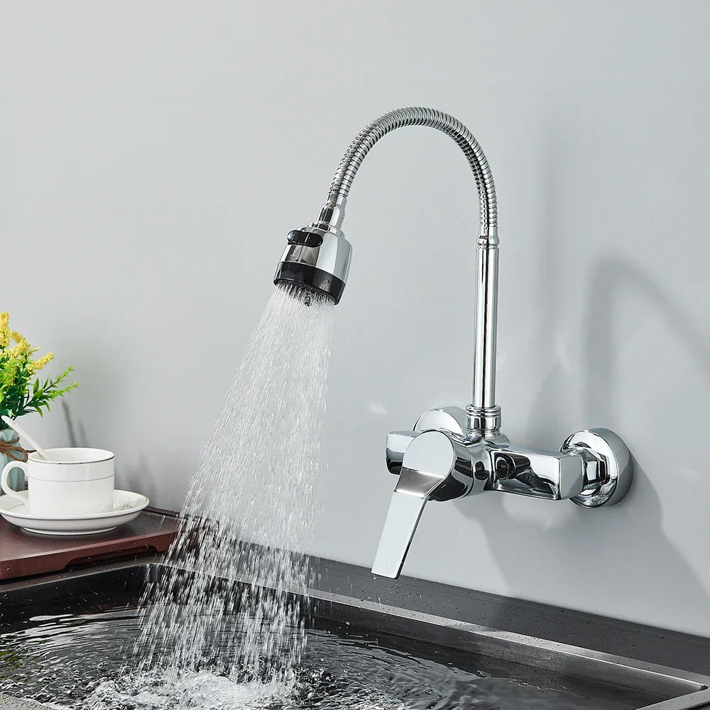 Mitigeur Mural Cuisine Flexible Polyvalent Élégant et Durable – Cuvéa