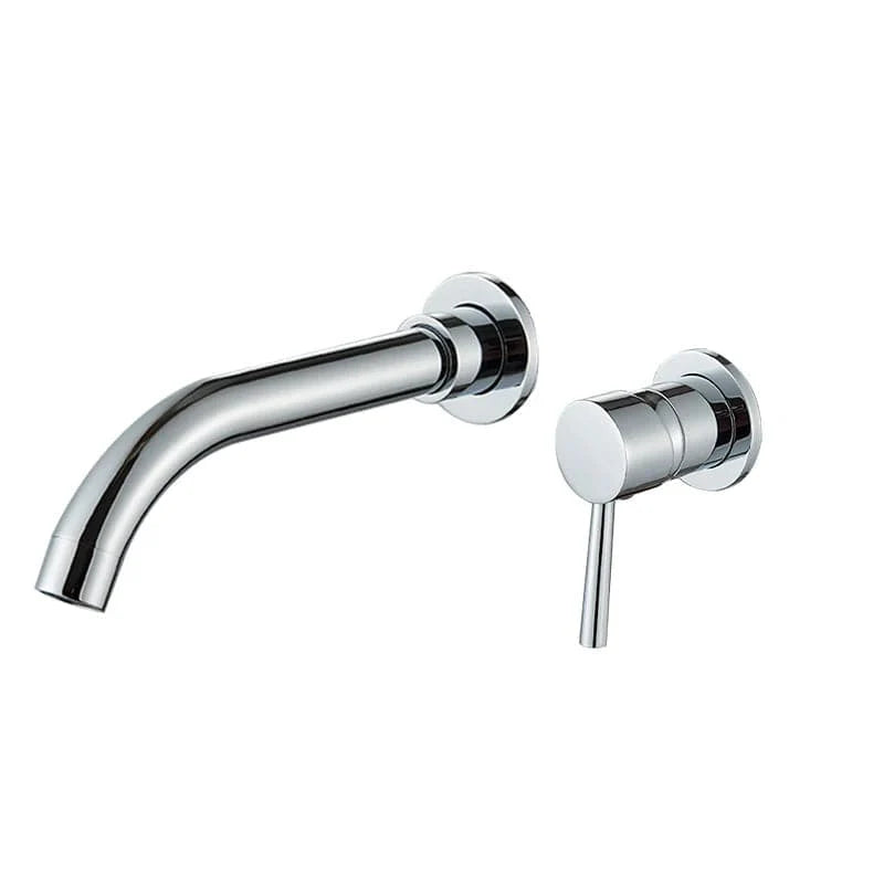 Mitigeur Mural Lavabo Laiton Noir Mat Vasque Dégagée – Solvane
