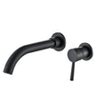 Mitigeur Mural Lavabo Laiton Noir Mat Vasque Dégagée – Solvane
