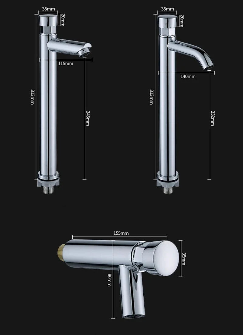 Mitigeur Temporisé Automatique Coupure Auto Économie d'Eau – Solvane