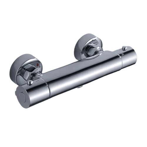 Mitigeur Thermostatique Douche Noir Laiton Sécurité Anti-Brûlure – Thermya