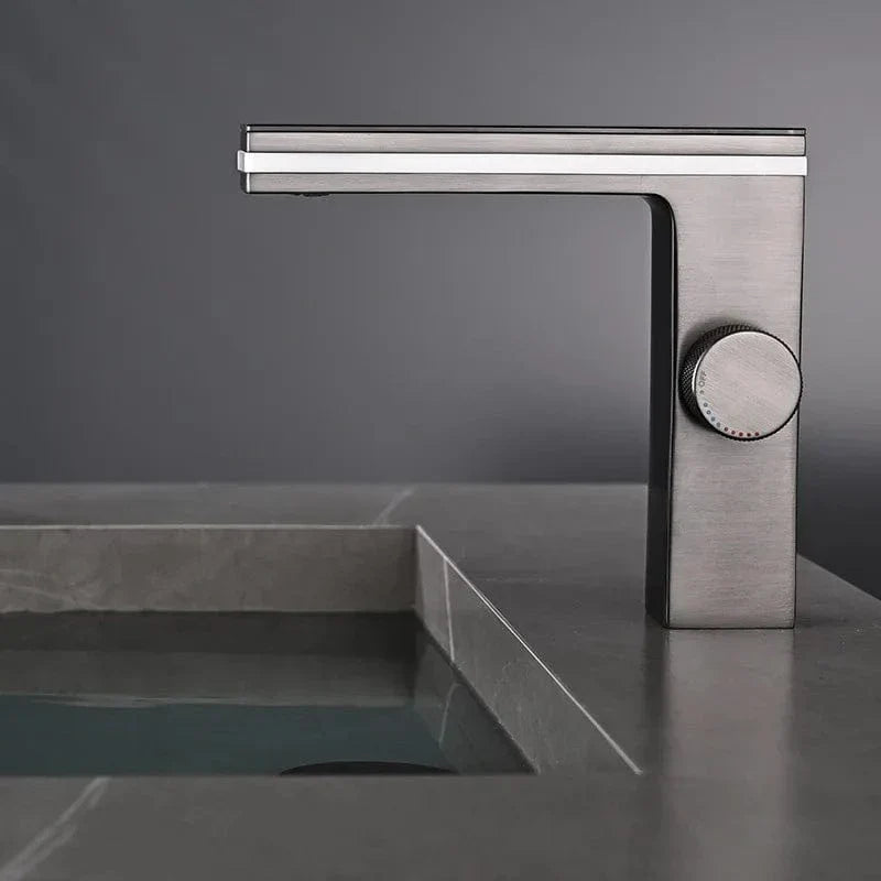 Mitigeur Thermostatique Lavabo LED Température Visible d'un Coup d'Œil – Thermya