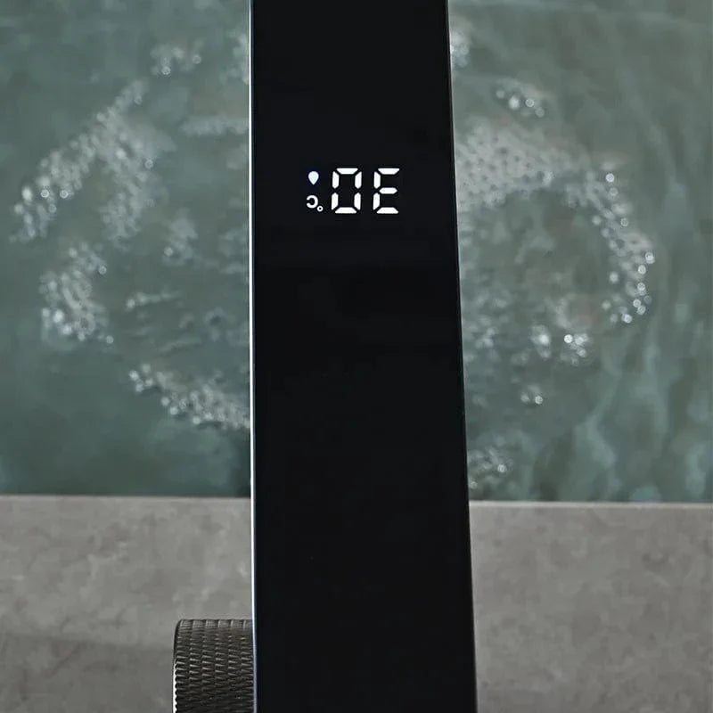 Mitigeur Thermostatique Lavabo LED Température Visible d'un Coup d'Œil – Thermya