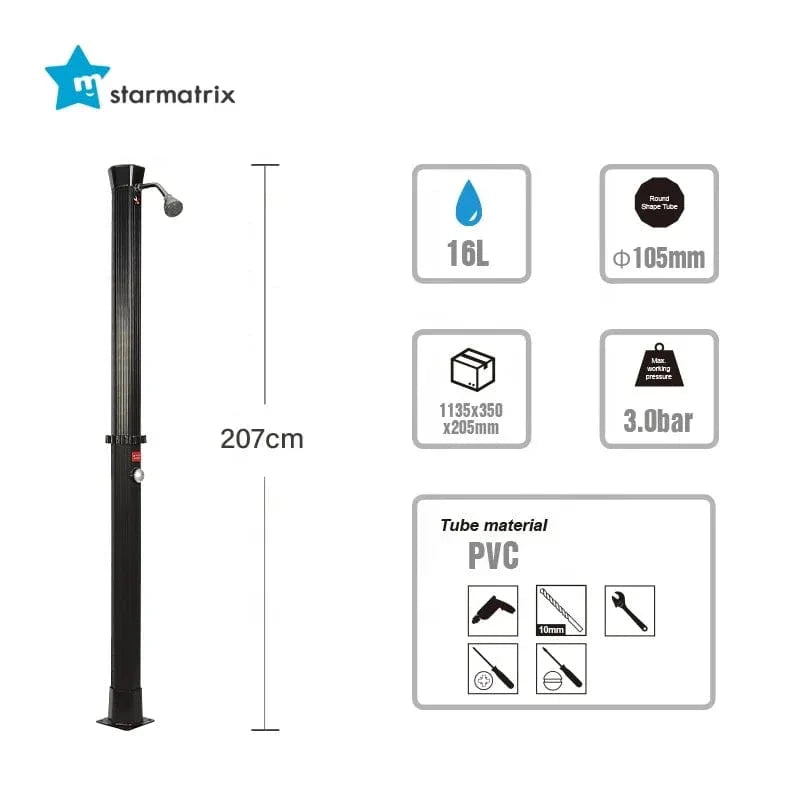 Mitigeur Thermostatique Solaire 16L Douche Extérieure Portable – Nomadis