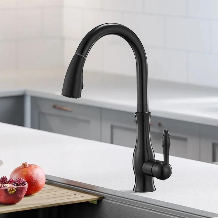 Mitigeur Cuisine Extractible Rétro Bec Déployable Design Épuré – Cuvéa