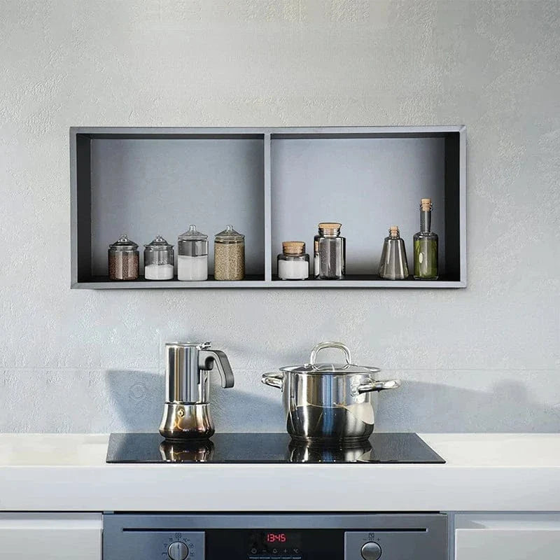 Niche de Douche à Carreler Inox Rangement Encastré Invisible – Rekta