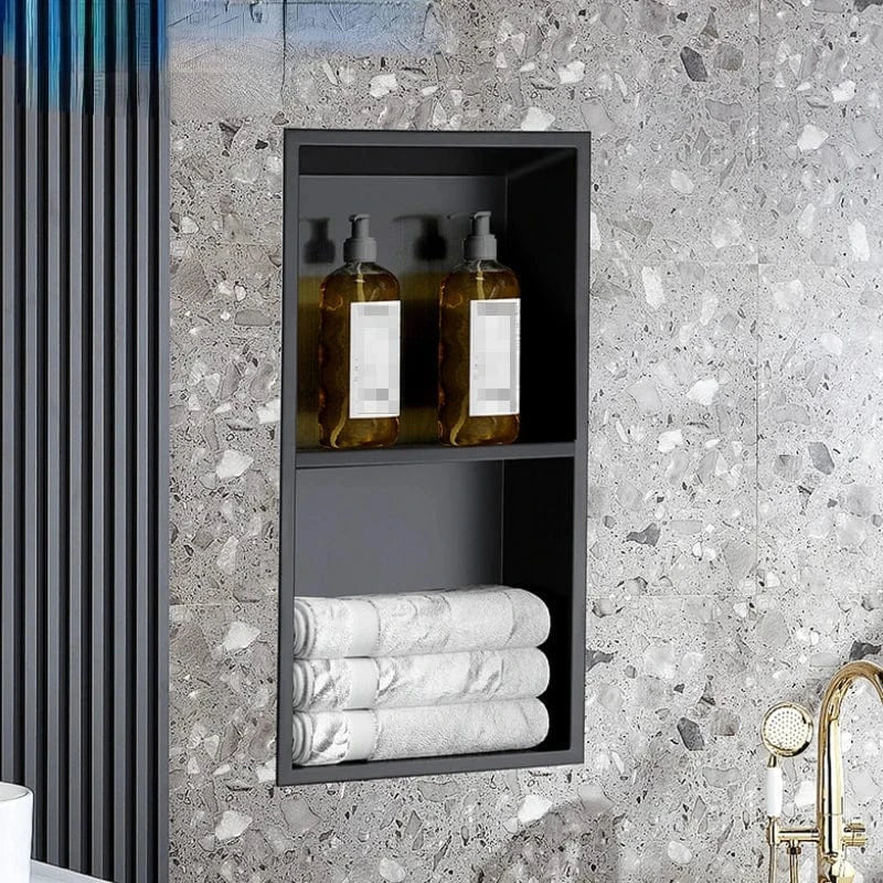 Niche de Douche à Carreler Inox Rangement Encastré Invisible – Rekta