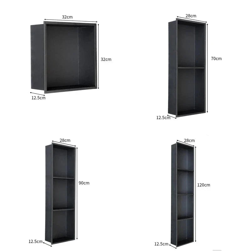 Niche de Douche à Carreler Inox Rangement Encastré Invisible – Rekta