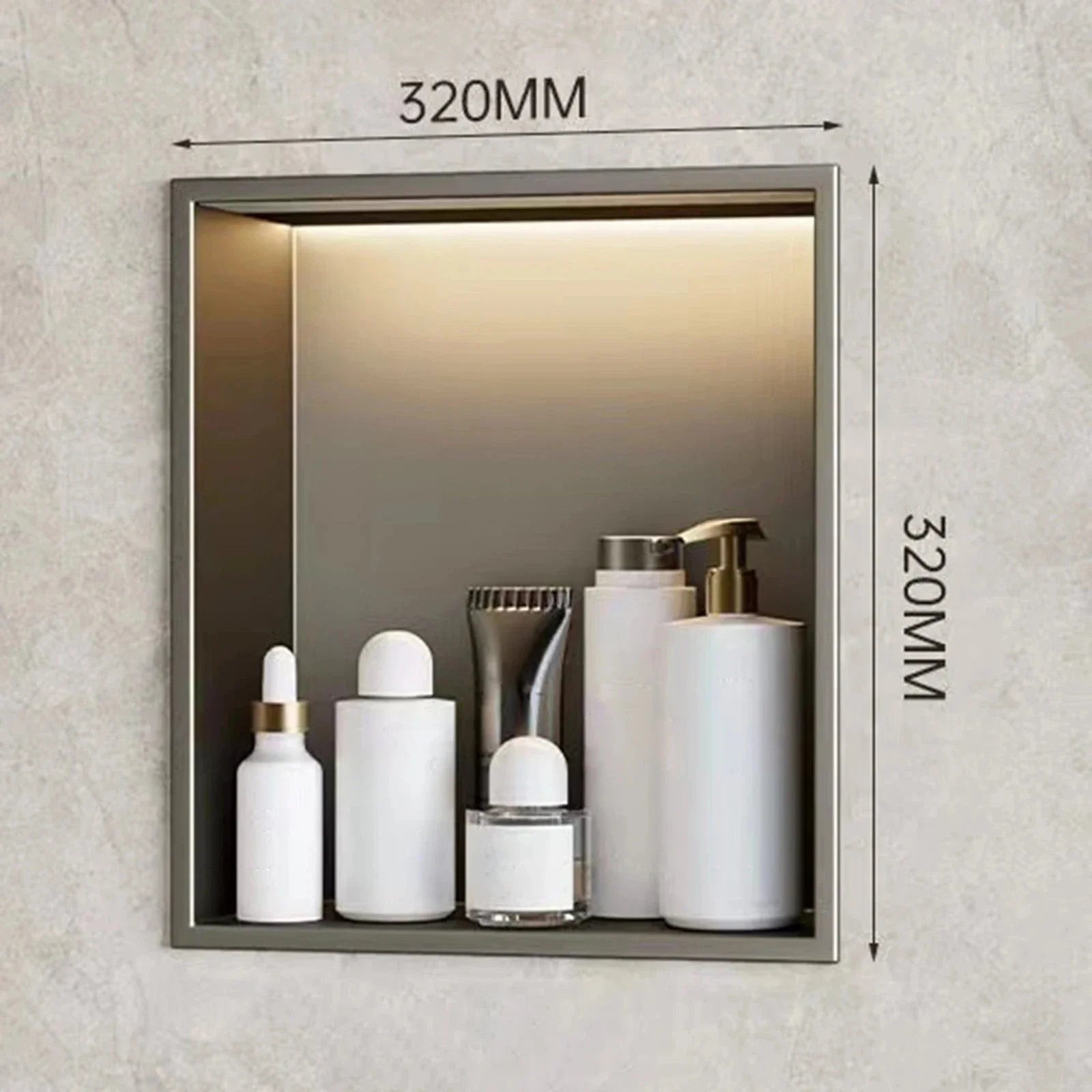 Niche de Douche Aluminium Organisation Élégante Pose Simple – Rekta