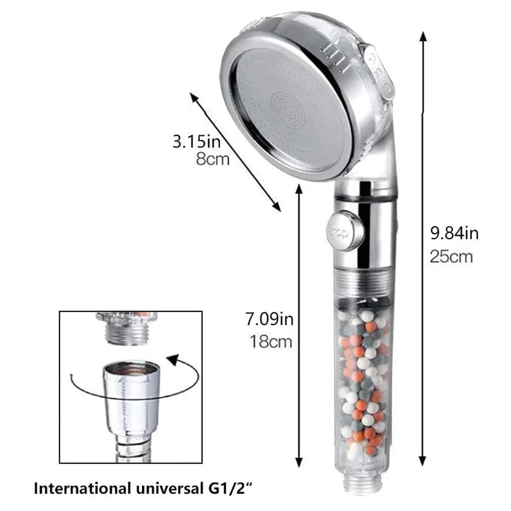 Pommeau de Douche Jet Enveloppant Confort Quotidien – Pluvia