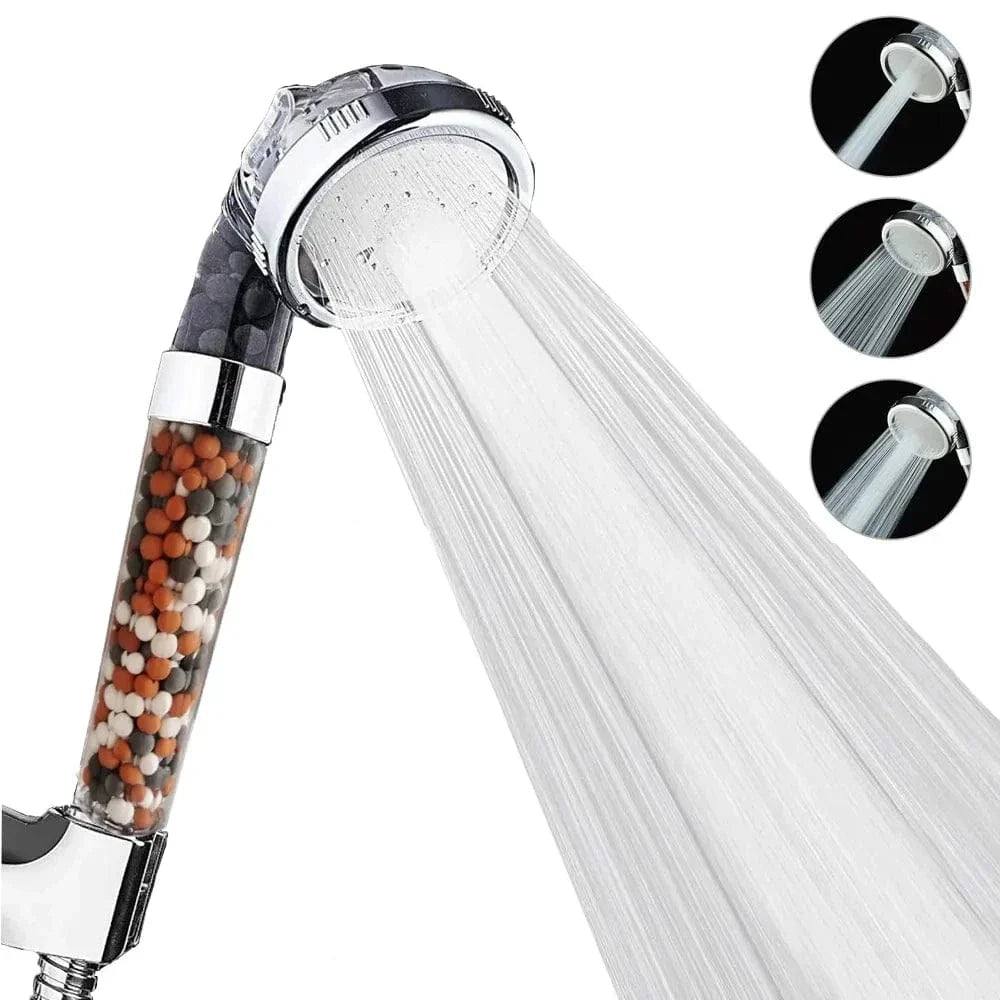 Pommeau de Douche Anticalcaire Eau Adoucie Cheveux Plus Doux – Pluvia