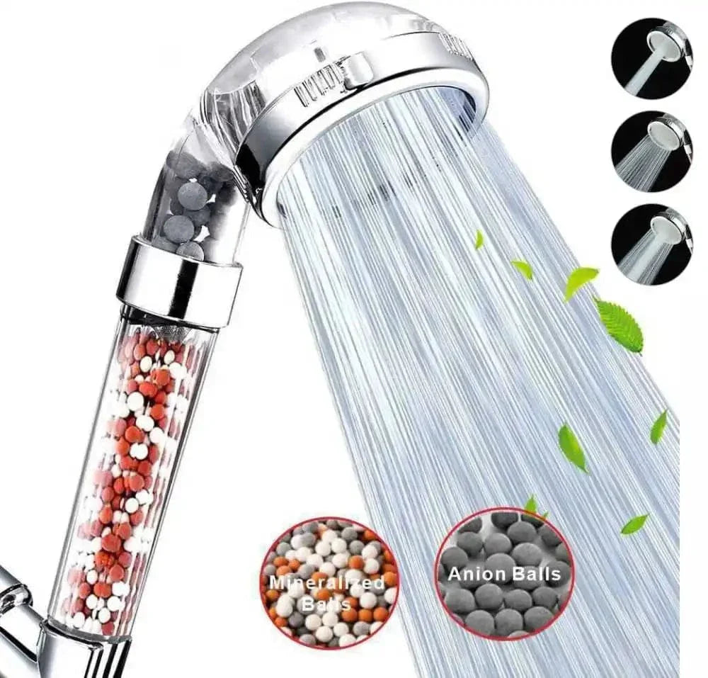 Pommeau de Douche Anticalcaire Eau Adoucie Cheveux Plus Doux – Pluvia