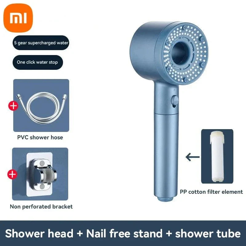 Pommeau de Douche Économique Haute Pression Puissance Sans Gaspillage – Pluvia