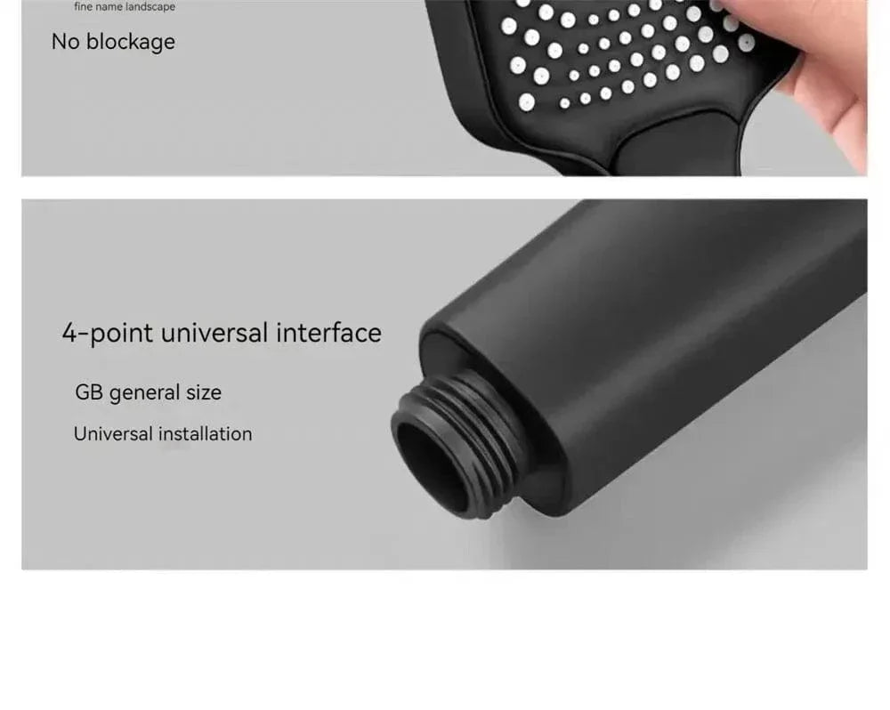 Pommeau de Douche Économiseur d'Eau Écoresponsable Confort Moderne – Pluvia