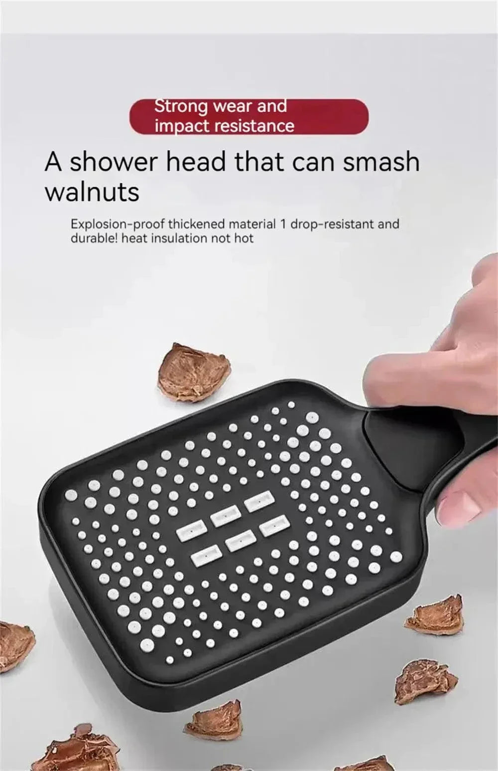 Pommeau de Douche Économiseur d'Eau Écoresponsable Confort Moderne – Pluvia