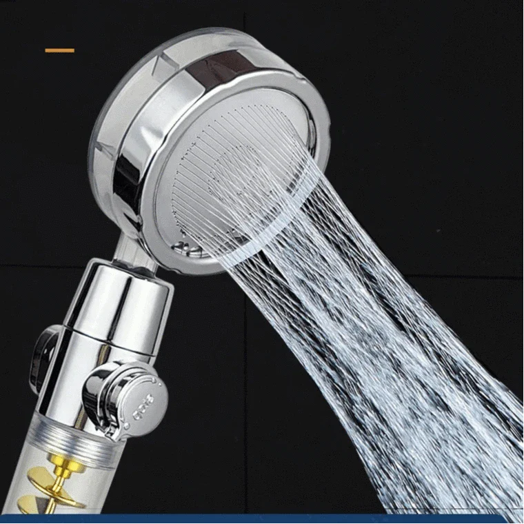 Pommeau de Douche et Flexible 360° Haute Pression Économie d'Eau – Pluvia