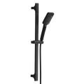 Pommeau de Douche avec Barre Coulissante Noire Hauteur Réglable – Pluvia