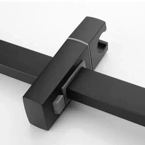 Pommeau de Douche avec Barre Coulissante Noire Hauteur Réglable – Pluvia