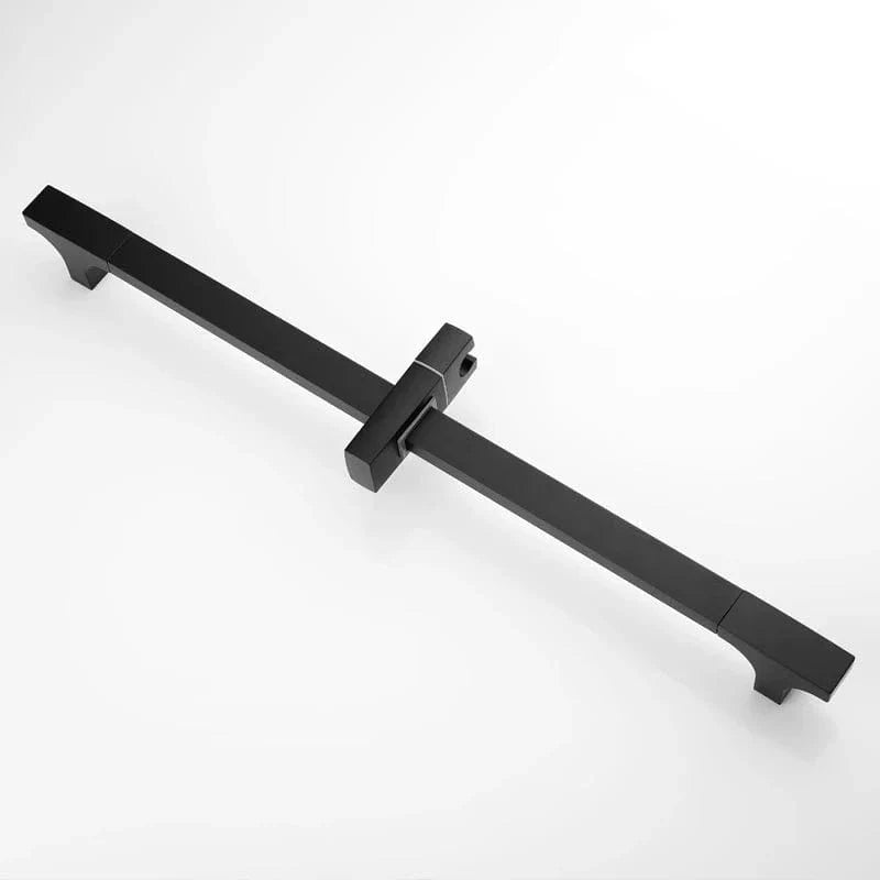 Pommeau de Douche avec Barre Coulissante Noire Hauteur Réglable – Pluvia