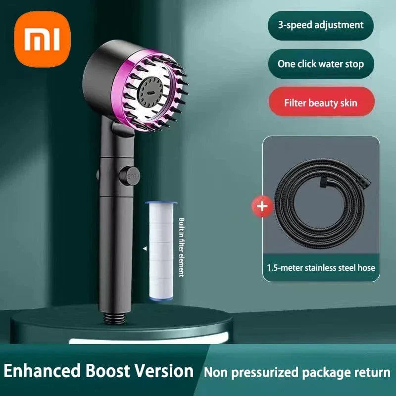 Pommeau de Douche Haute Pression 3 Modes de Jet au Choix – Pluvia