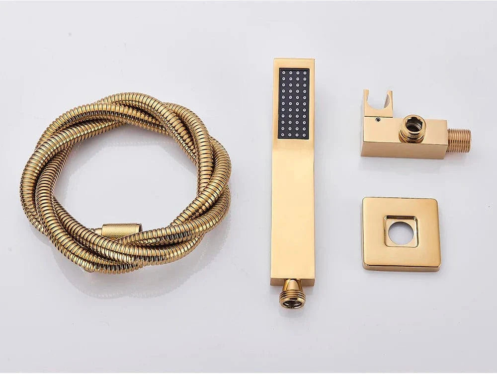 Pommeau et Flexible de Douche Ensemble Assorti Prêt à Poser – Pluvia