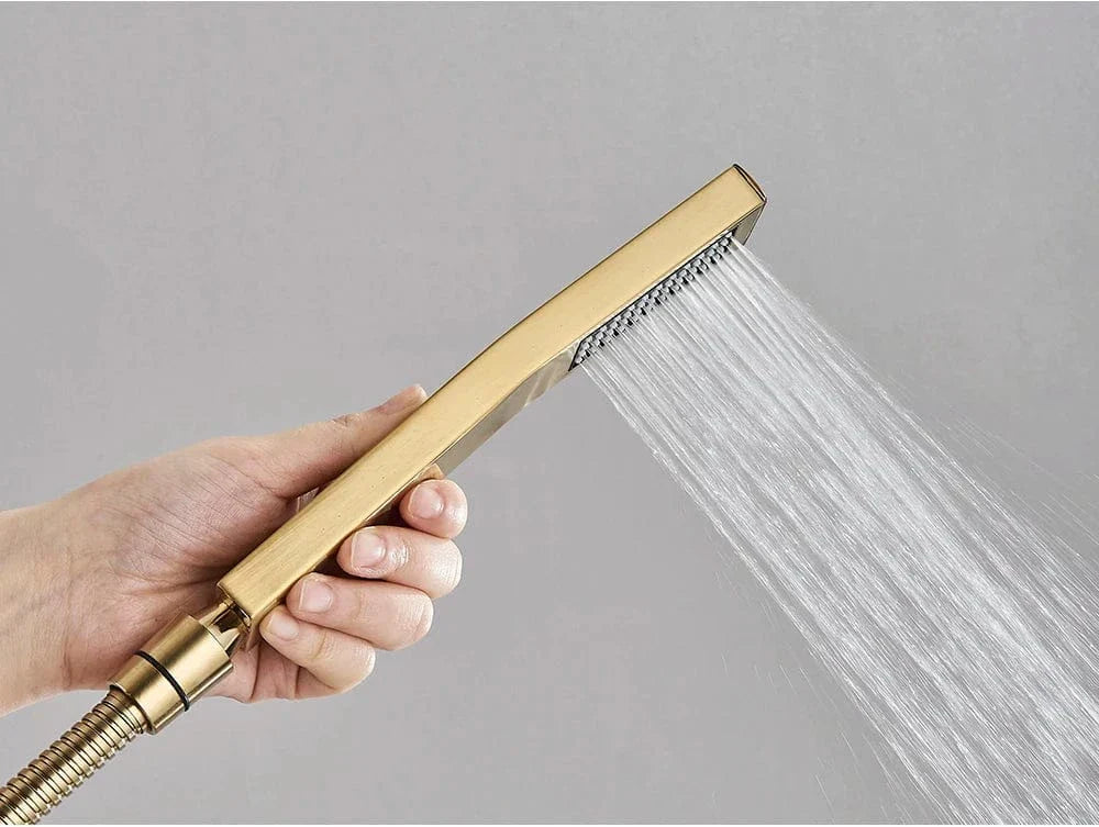 Pommeau et Flexible de Douche Ensemble Assorti Prêt à Poser – Pluvia