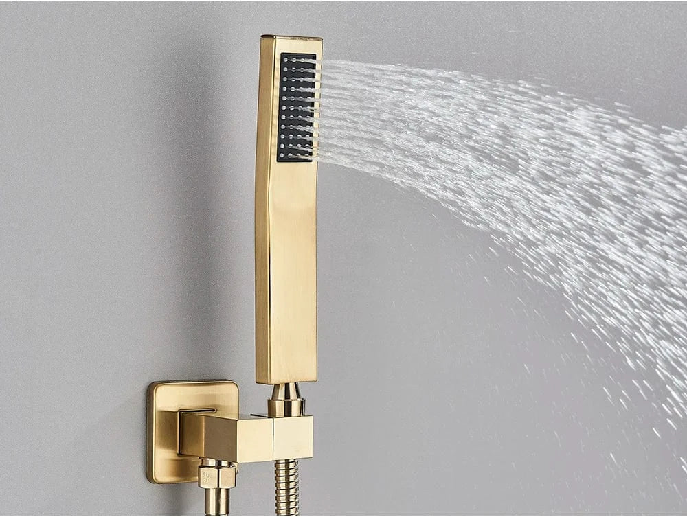 Pommeau et Flexible de Douche Ensemble Assorti Prêt à Poser – Pluvia