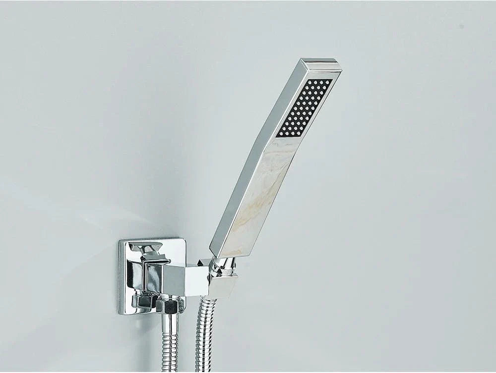 Pommeau et Flexible de Douche Ensemble Assorti Prêt à Poser – Pluvia