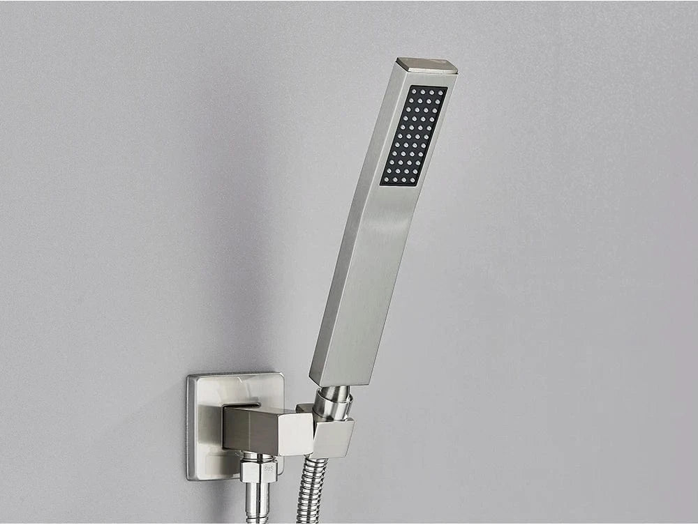 Pommeau et Flexible de Douche Ensemble Assorti Prêt à Poser – Pluvia