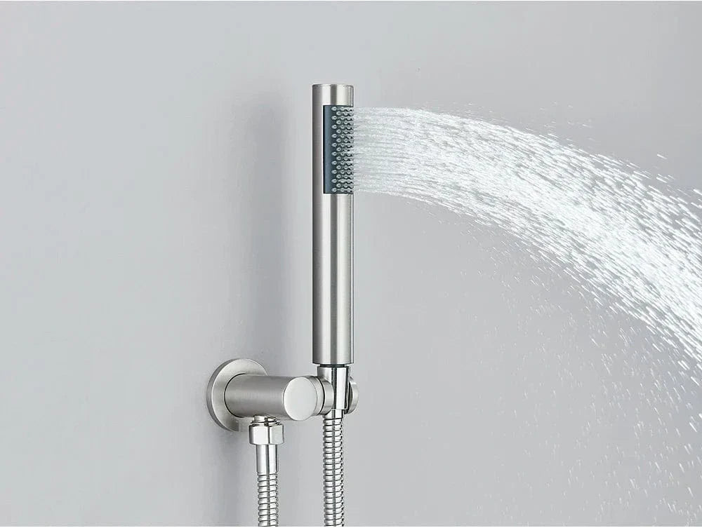 Pommeau et Flexible de Douche Ensemble Assorti Prêt à Poser – Pluvia