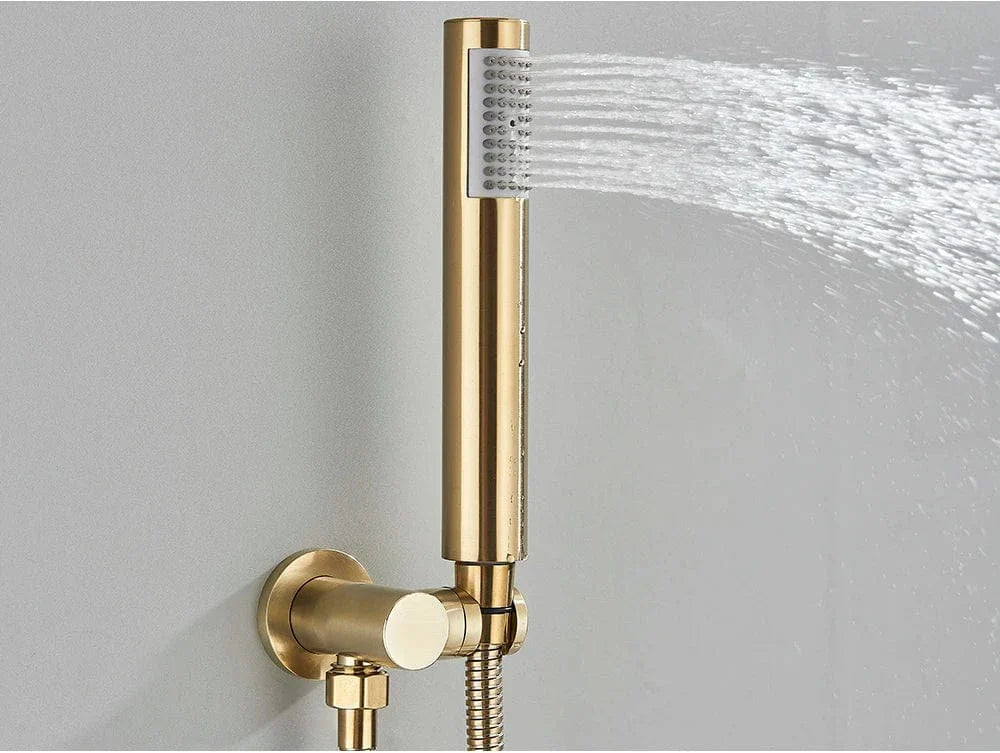 Pommeau et Flexible de Douche Ensemble Assorti Prêt à Poser – Pluvia