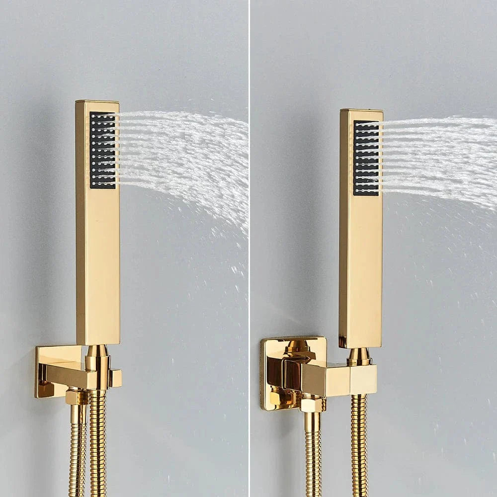 Pommeau et Flexible de Douche Ensemble Assorti Prêt à Poser – Pluvia