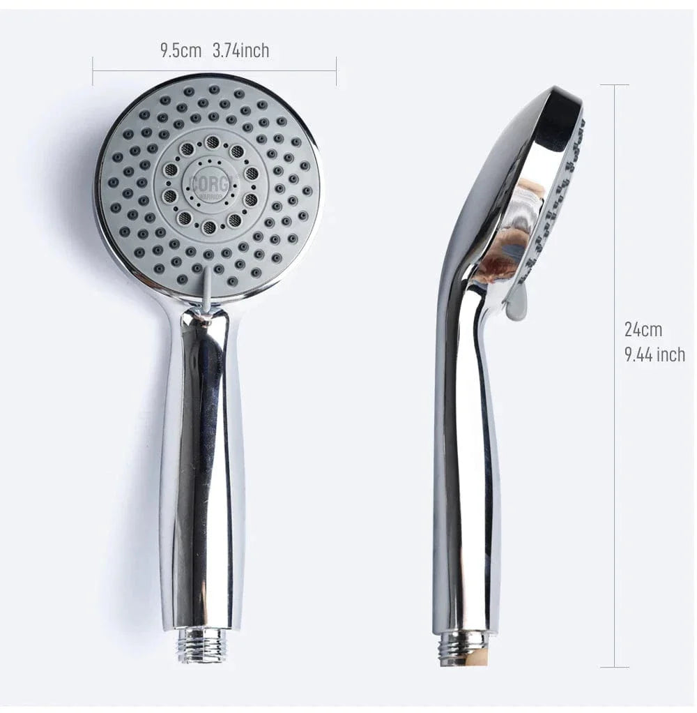 Pommeau de Douche Haute Pression avec Tuyau Kit Complet – Pluvia