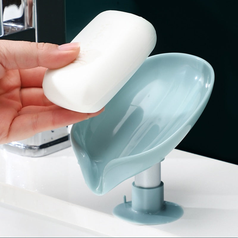 Porte-Savon Feuille Lotus Incliné 45° Évacuation Automatique – Rekta
