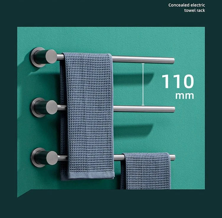 Porte-Serviettes Chauffant Électrique Serviette Tiède et Sèche – Linora