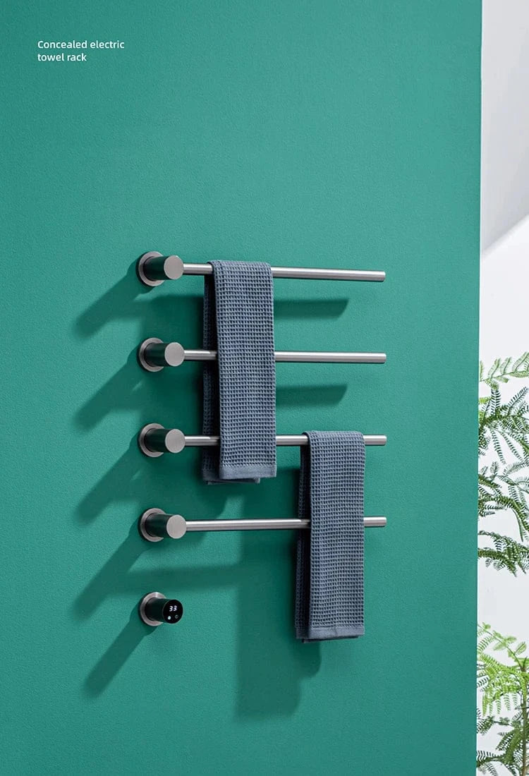 Porte-Serviettes Chauffant Électrique Serviette Tiède et Sèche – Linora