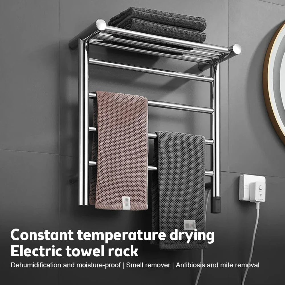Porte-Serviettes Chauffant WiFi Programmable depuis le Téléphone – Linora