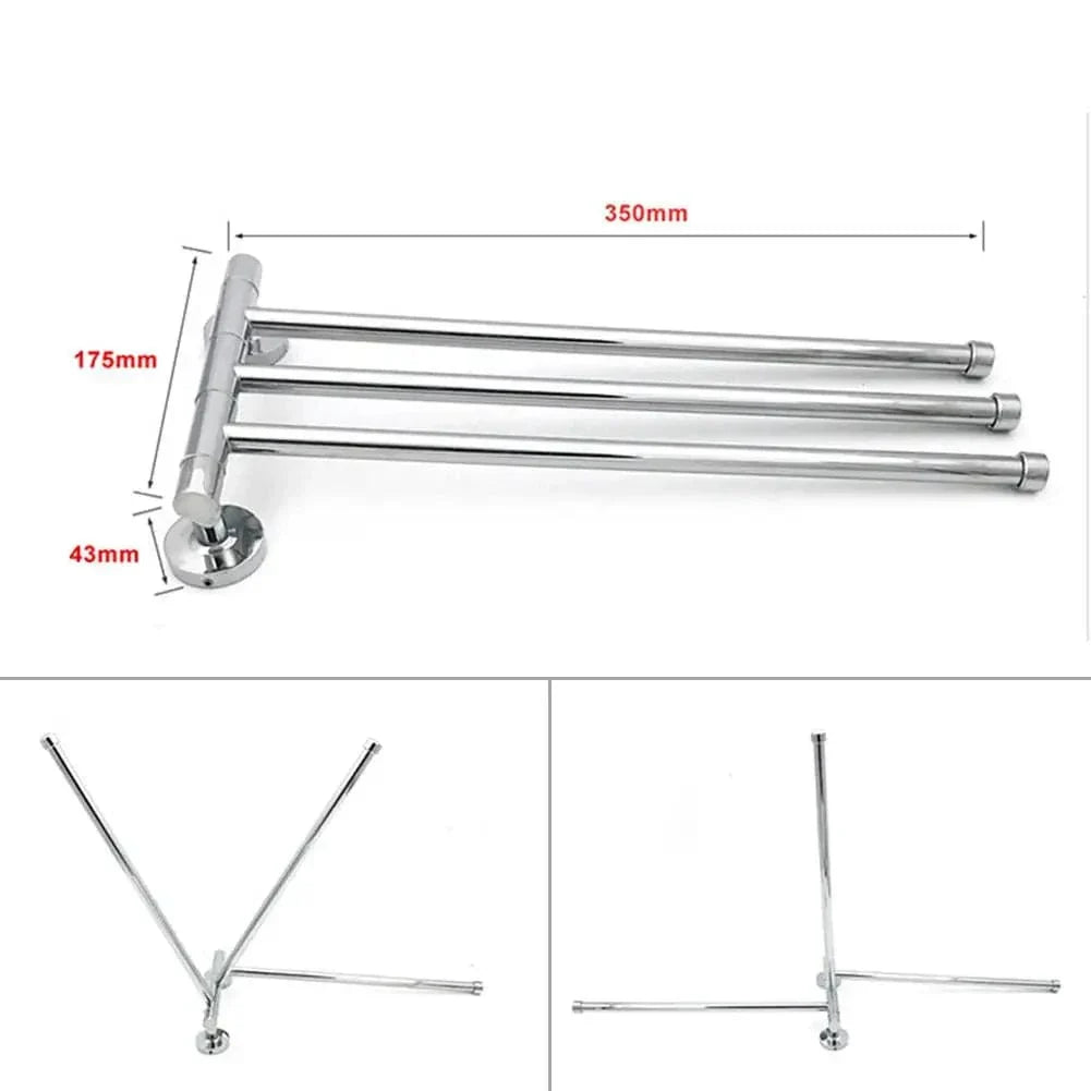 Porte-Serviettes Rotatif Inox Plusieurs Serviettes Peu de Place – Linora