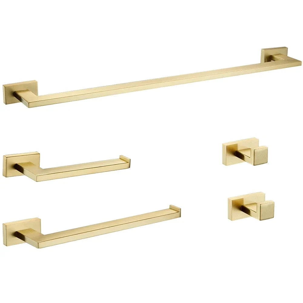 Porte-Serviettes Mural Acier Inoxydable Robuste et Discret – Linora