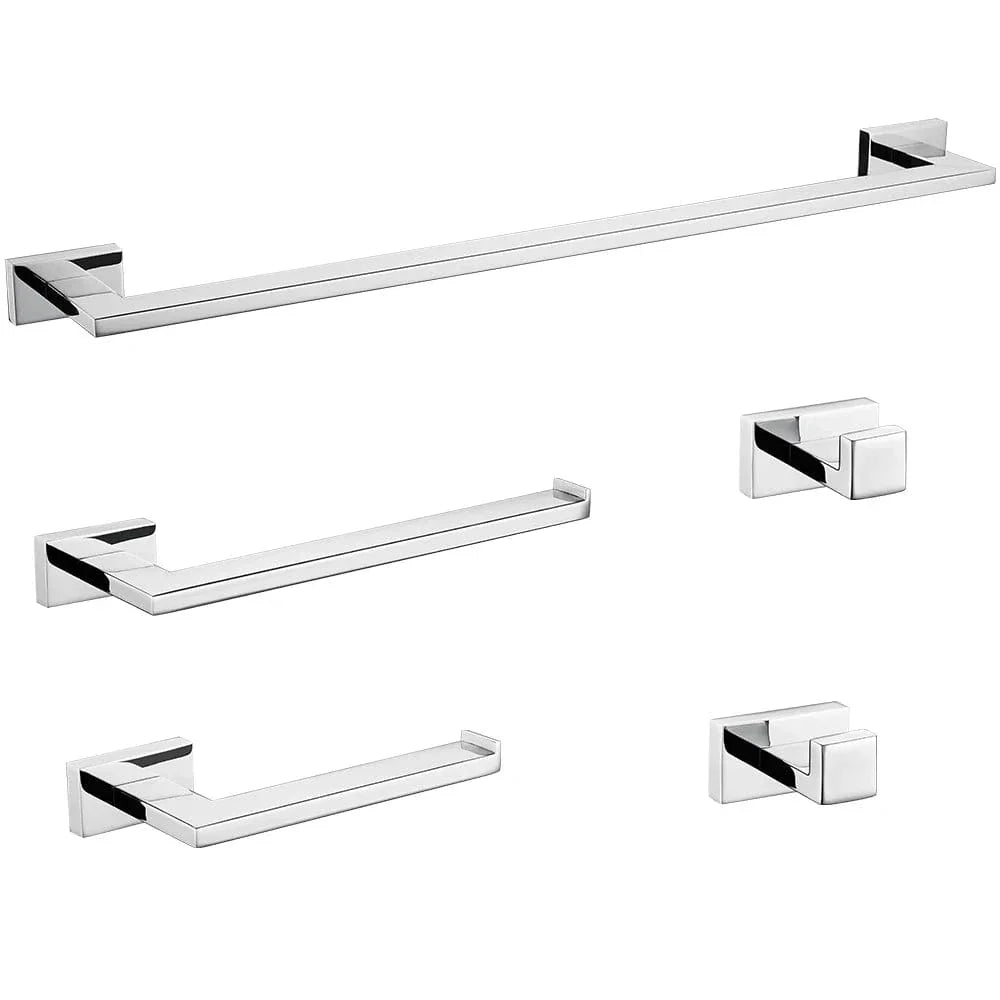 Porte-Serviettes Mural Acier Inoxydable Robuste et Discret – Linora