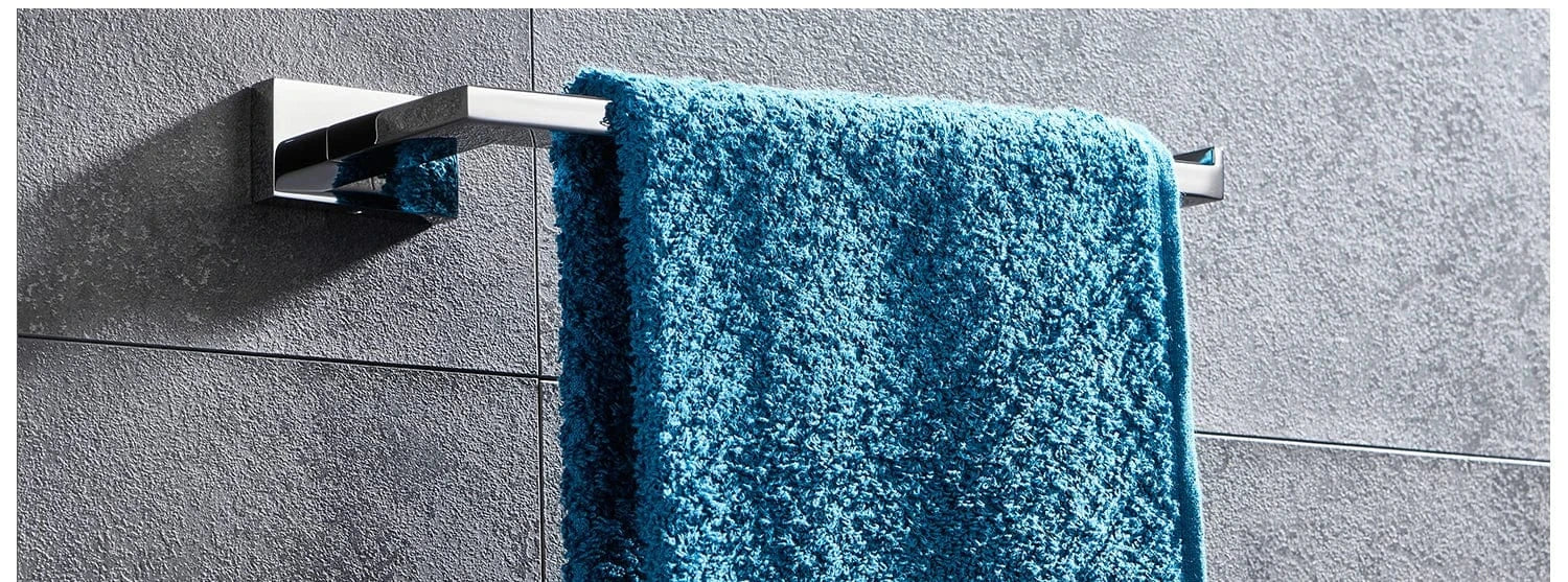 Porte-Serviettes Mural Acier Inoxydable Robuste et Discret – Linora