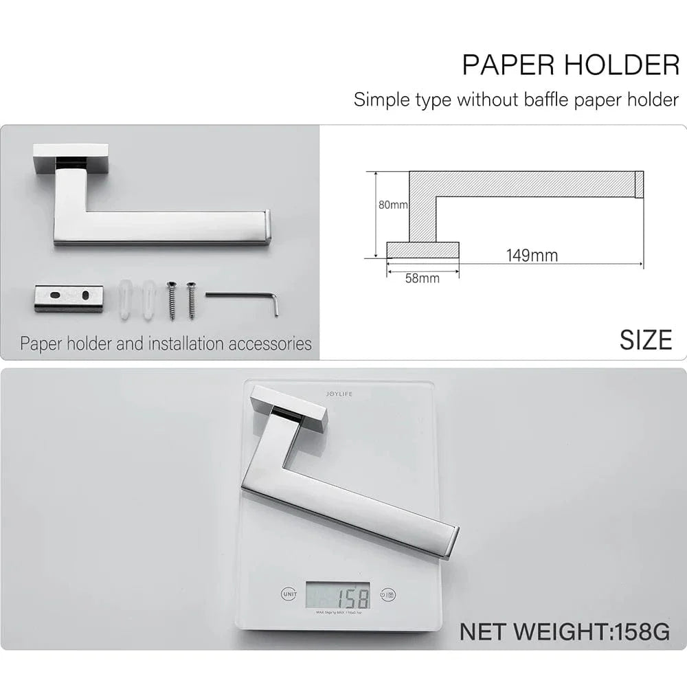 Porte-Serviettes Mural Acier Inoxydable Robuste et Discret – Linora