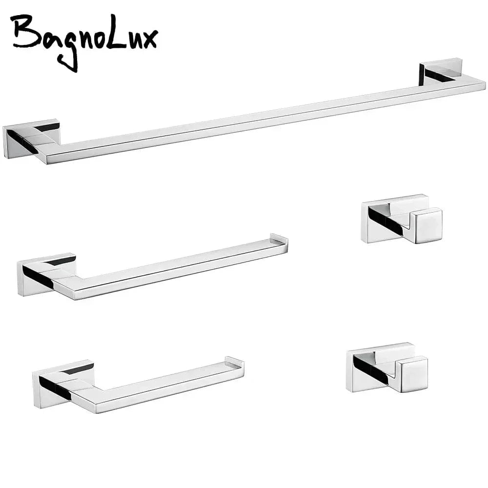 Porte-Serviettes Mural Acier Inoxydable Robuste et Discret – Linora